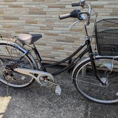 中古自転車 6段変速 26インチ ライト種類LEDオートライト 軽整備済み 防犯