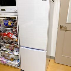 冷凍冷蔵庫】 154L KRSN-15A-WE 冷蔵庫 154L 右開き 2ドア 自動霜取り