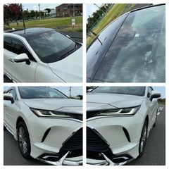 東京都 トヨタ ハリアー ハイブリッド Z レザーパッケージ 令和4年5月 パール 車検7年5月まで フルモデリスタ 18000KM　乗って帰り可能の画像