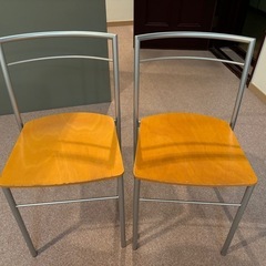 終了）ダイニングチェアー2脚