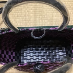 値下げ プラテープかごバッグの画像