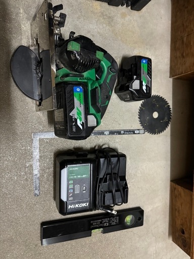 HI-KOKI丸ノコ36Vフルセット　ほぼ未使用