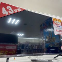 【値下げしました】中古品のTCL製液晶テレビ・43P615・20...
