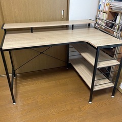 幅120センチ L字型
デスク