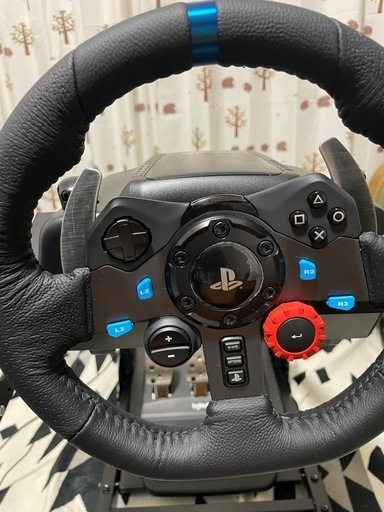 Logitech G29 Driving Force Feedback Racing Wheel Shifter +土台付き　動作確認