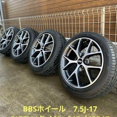 ポロ、プリウス、86、BRZ用  17インチBBSホイール&ピレ...