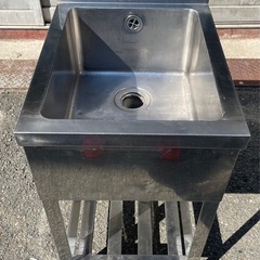 業務用 1槽シンク 幅450×奥600×高さ800+130(mm...