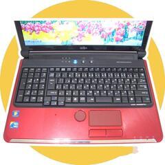 【美品】最新Windows 11 9月分⑤HDD320GB メモリ4GB 富士通　ノートパソコンの画像