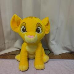 ディズニー　ライオンキング　シンバ　ぬいぐるみ　