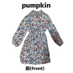 【未使用美品】pumpkin 花柄ワンピース