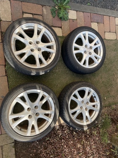 【決まりました】DEデミオスポルト純正ホイール　夏タイヤ付16インチ