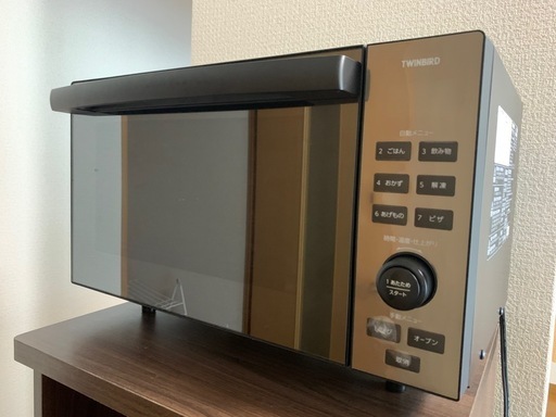 TWINBIRD DR-E857 センサー付フラットオーブンレンジ