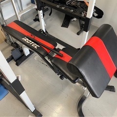 【決まりました】🔥激安🔥 IROTEC アイロテック マスキュラーセット R140 パワーラック インクラインベンチ バーベルの画像