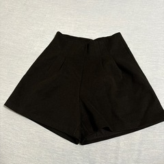 GRL タックショートパンツ💗ブラックの画像
