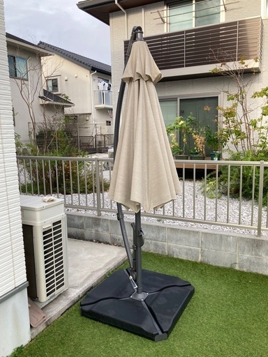 タカショー パラソル　2.5m　/SHR-H04U クールアーバングレー