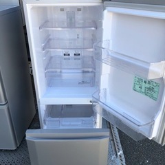 NO 480 🌈福岡市内配送設置無料✨🌈　三菱電機 MITSUBISHI ELECTRIC 冷蔵庫 Pシリーズ （146L・右開き） ピュアシルバー MR-P15Y-Sの画像