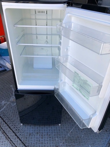 NO 491 ?福岡市内配送設置無料✨?  GR-M15BS-K 冷蔵庫 BSシリーズ ピュアブラック [153L /2ドア /右開き