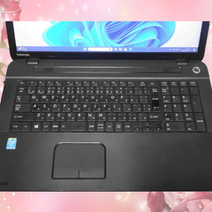 【安心・安全・3年間無料保証】東芝 メモリ16GB 大画面17.3インチ (2TB) 新品SSD1000GB＆HDD1000B Webカメラ Bluetooth オフィス2021の画像