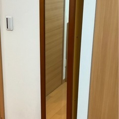 姿見付き収納棚