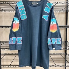 A Bathing Ape エイプ　ロングスリーブTシャツ　キラ...