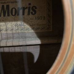 モーリス Morris アコースティック・ギター ジャパン ビンテージ 弦楽器 型番 不明 アコギ 1973の画像
