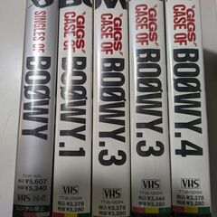 VHS BOOWY GIGS CASE OF BOΦWY ボウイ...