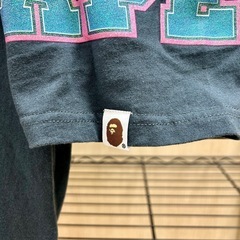A Bathing Ape エイプ　ロングスリーブTシャツ　キラキラ　プリントの画像