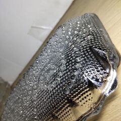 refle ReArt NEO クリスタルハンドクラスト ビーズシャイン グラス レトロ 変形 皿 角皿 4枚セット 耐熱硬質ガラスの画像