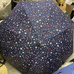 雨傘 長傘 ワンタッチ 星柄 可愛い オシャレ 雨具