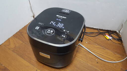 SHARP シャープ 2018年 KS-CF05A-B 3合炊き マイコン炊飯器 動作確認済み