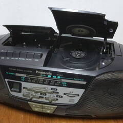 Panasonic パナソニック CDラジカセ RX-DS11　本体のみ　動作確認済み（CD再生不可、アンテナ折れあり）　ジャンクにての画像