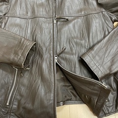 羊革　ライダース　ジャケット　サイズLの画像
