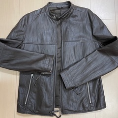 羊革　ライダース　ジャケット　サイズL