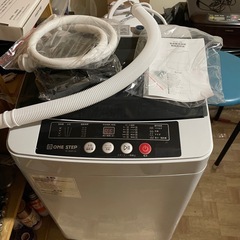 受け渡し者決定済　新品未使用　洗濯機の画像