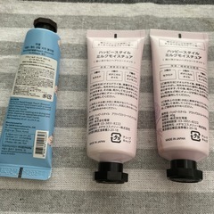 ヘアトリートメント、ハンドクリームの画像