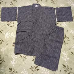 美品☆メンズ 甚平 Lサイズ ダークグレー