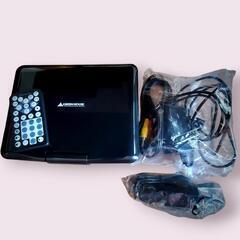 GREEN HOUSE　グリーンハウス
ポータブルDVDプレイヤー　GHV-PDV780K
　(中古美品)　2010年製の画像