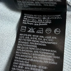 H&Mカーディガン 水色の画像