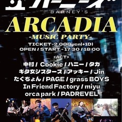 9/19(木)新栄バーニーズ14組の音楽ライブ開催！！
