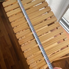 【現在お話し中につき募集終了します】折り畳める木製の棚の画像