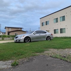 レクサス LS 460 中期 バージョンSZ！9万キロ！！ 車税込！！マークレビンソン！ 黒革シート！ サスコン付き！ホイールLC純正流用！20インチ！の画像