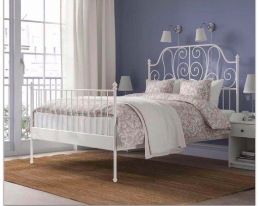 IKEA レイルヴィク ダブルベッド 姫系