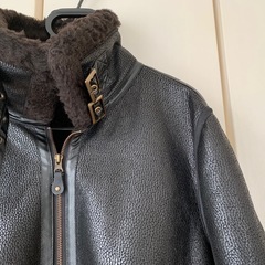 ★完売引渡済★タイプb-3フライトジャケット　フェイクレザー　ブ...