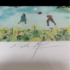 名画 ウィル モーゼス 限定80部 希少な名作 シルクスクリーン リトグラフ