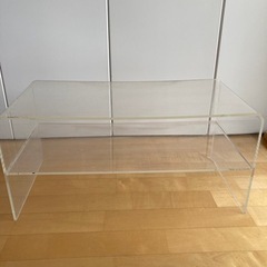 アクリルのローテブル差し上げますの画像