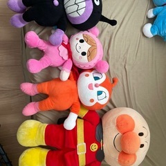 ぬいぐるみ　アンパンまん　赤ちゃんまん　ドキンちゃん　バイキンマン