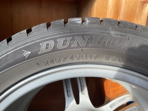タイヤ、ホイール dunlop 245/45/R17