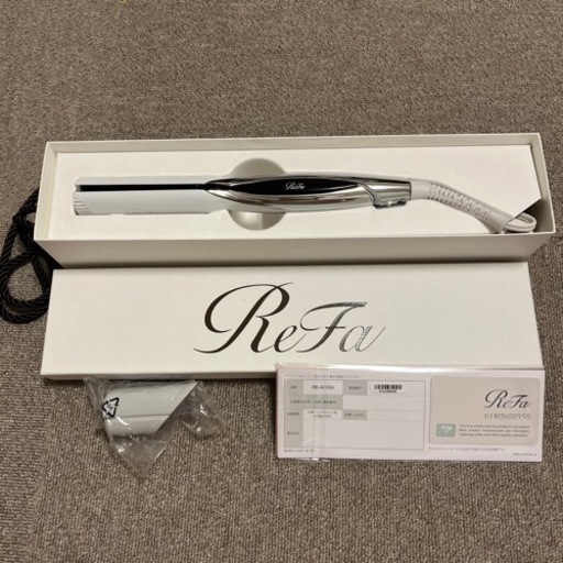 美品】箱ありReFa 良い ストレートヘアアイロン シルバー ジャンク品