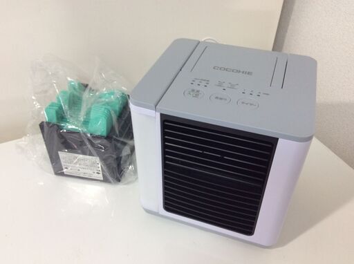 JT9543【ショップジャパン 冷風機】美品 ここひえ R6 24013-J 冷風機 冷風扇 送風 フィルター付属