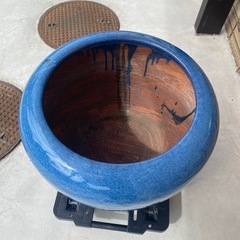 火鉢　灰付きの画像